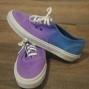 Brand New Purple Blue Ombre Vans